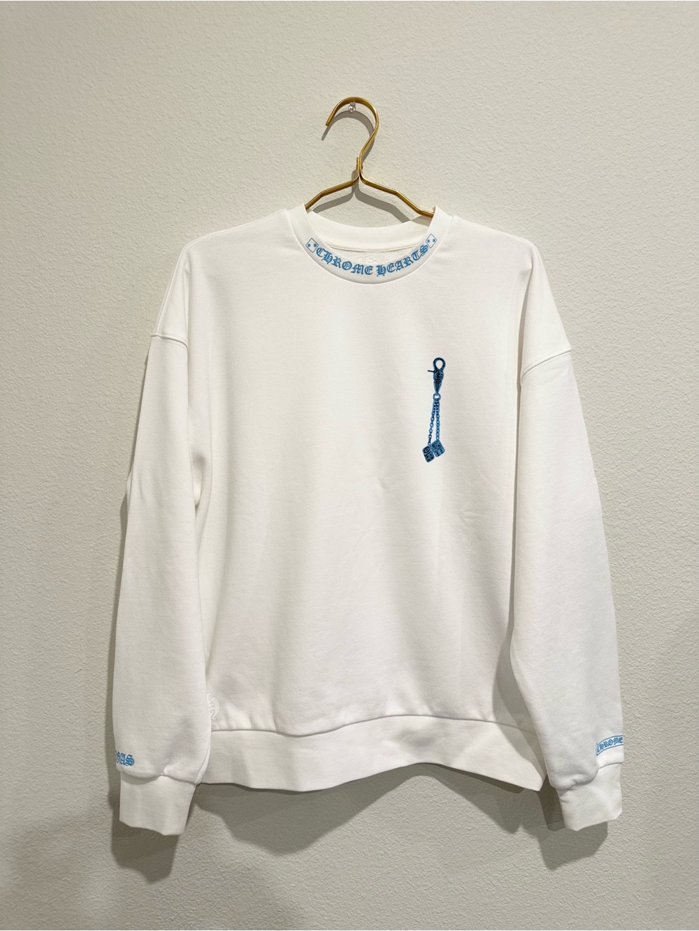 Men’s Chrome Hearts Dice Crewneck Sweater Size S